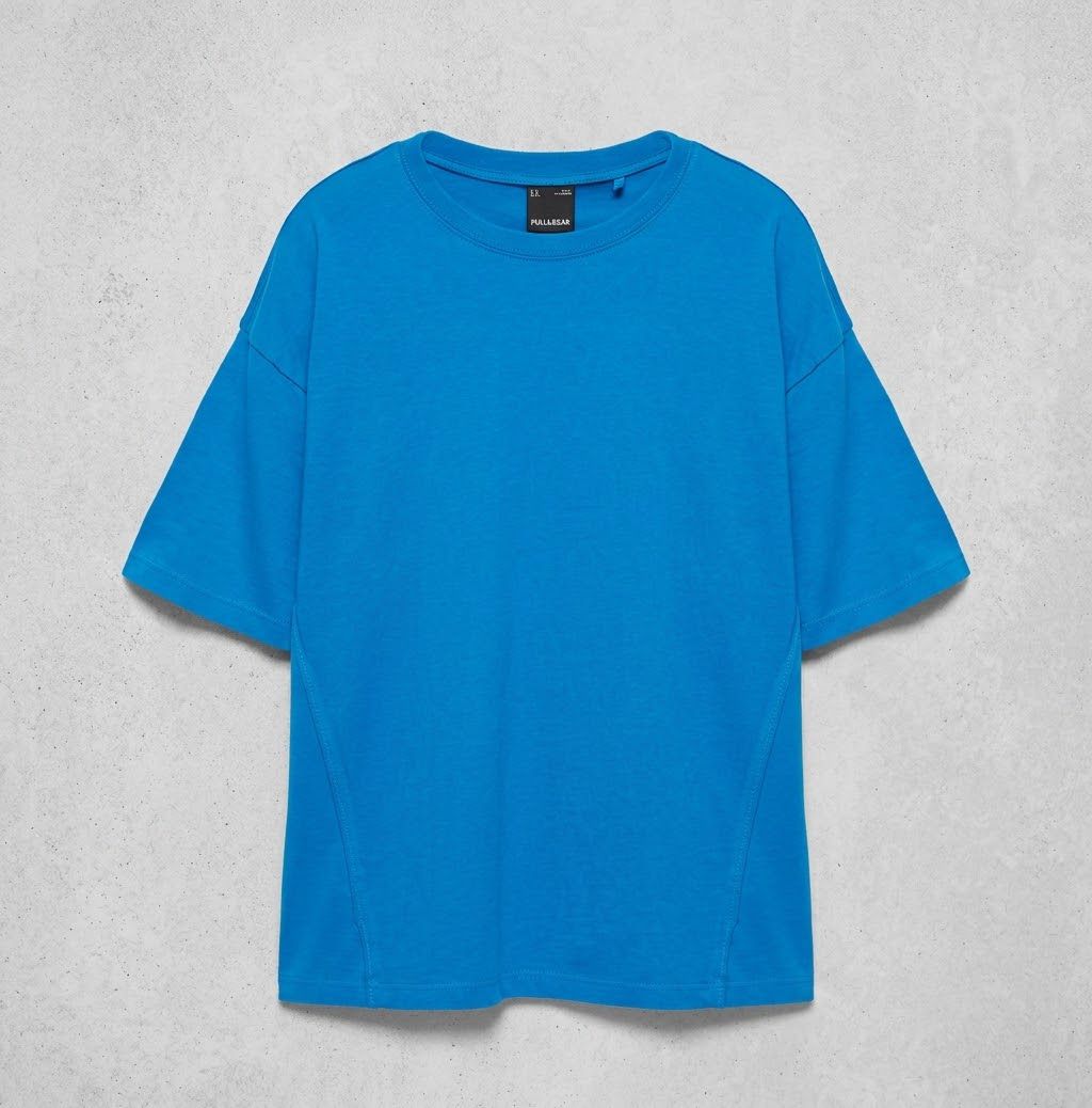 Relaxed fit overlock T-shirt