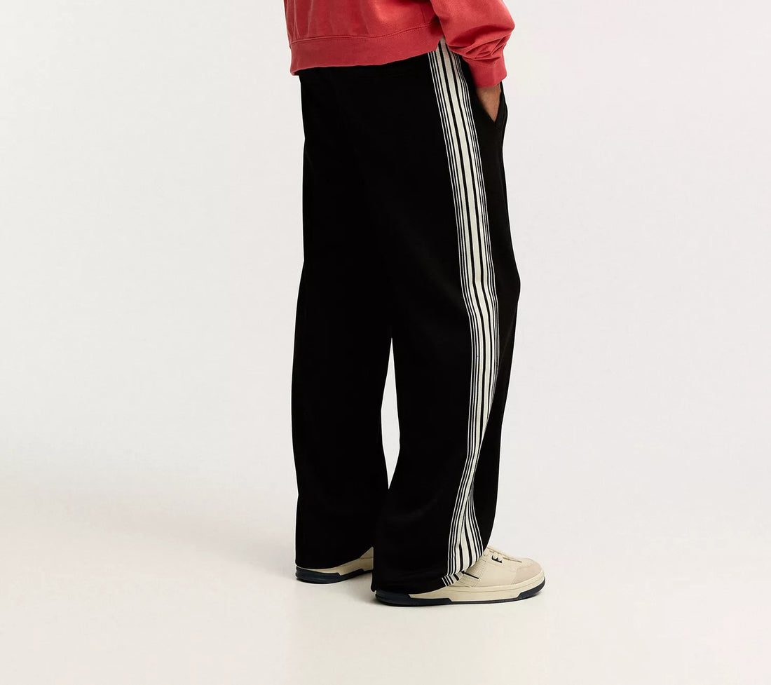STWd. trousers within multiple side stripes – Glitter
