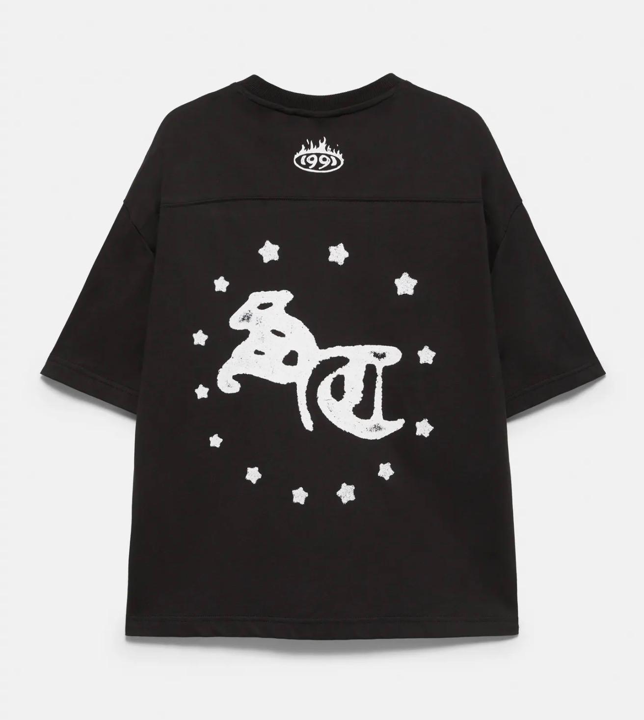 printed t-shirt V-neck