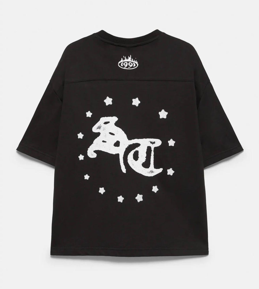 printed t-shirt V-neck