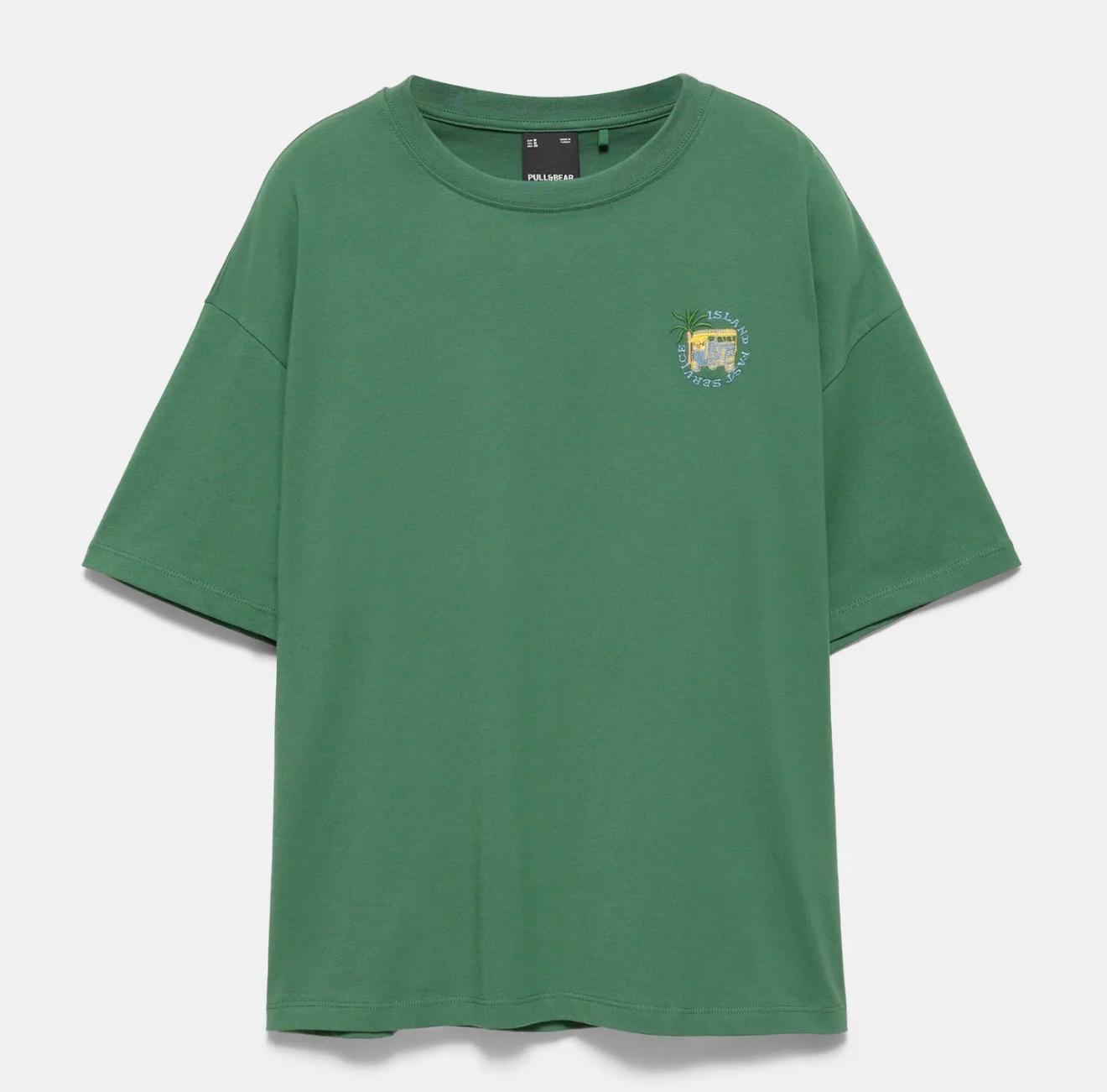 printed t-shirt Green