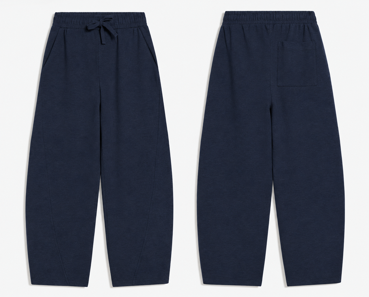 Ballon fit sweatpants blue