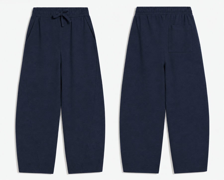 Ballon fit sweatpants blue