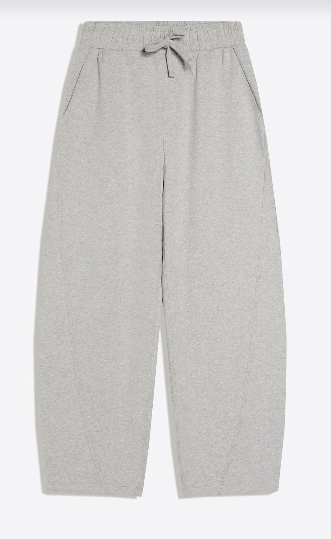 Ballon fit sweatpants gray