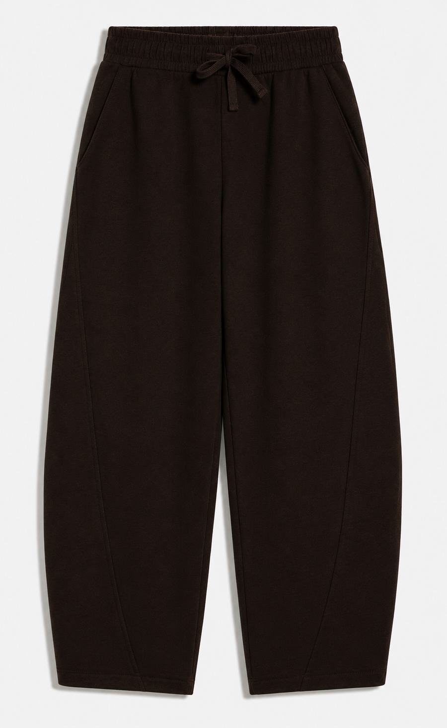 Ballon fit sweatpants brown