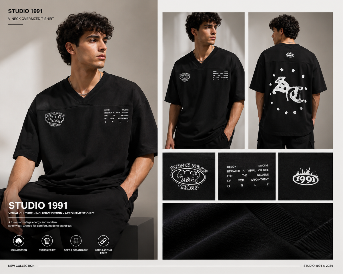 printed t-shirt V-neck