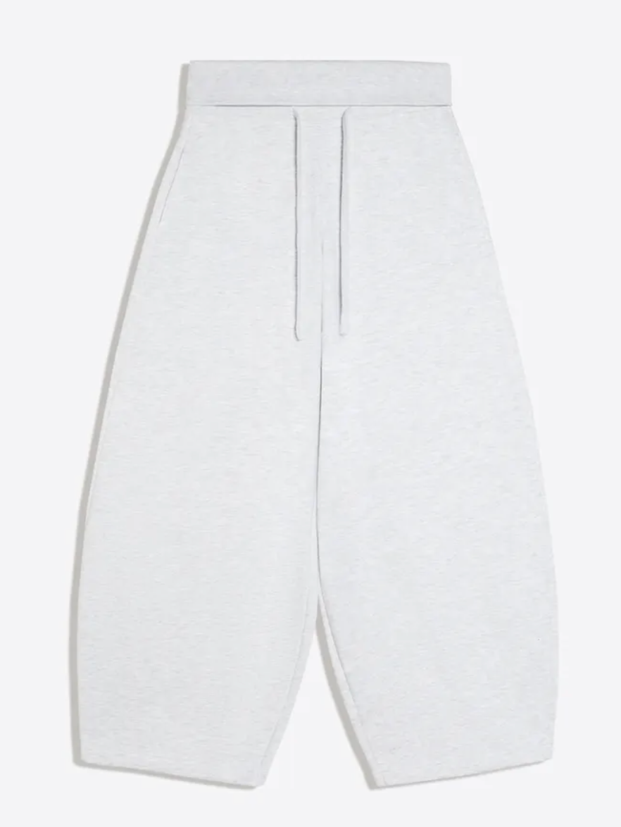 trousers with fold-over waist