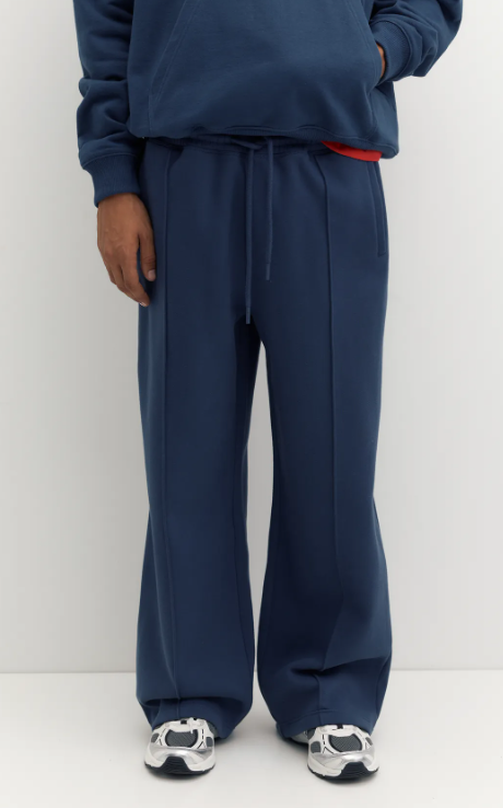 STWD wide-leg joggers (blue)