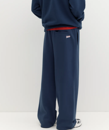 STWD wide-leg joggers (blue)