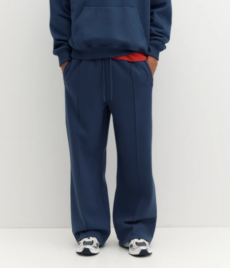 STWD wide-leg joggers (blue)