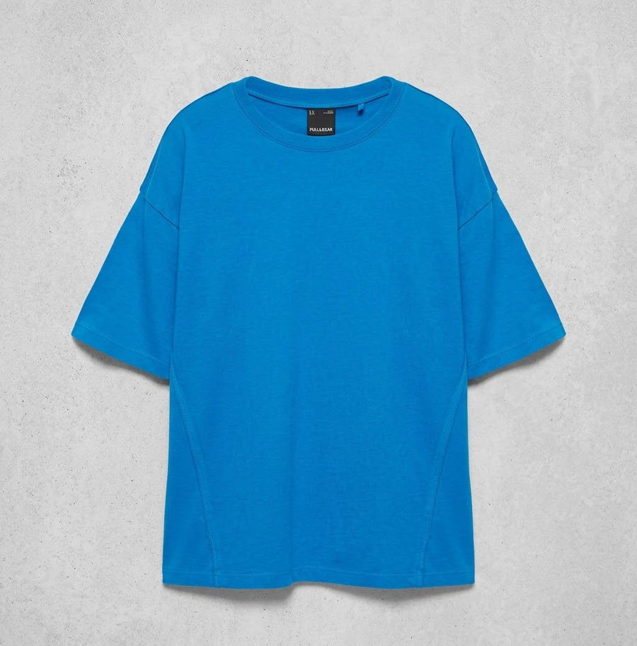 Relaxed fit overlock T-shirt
